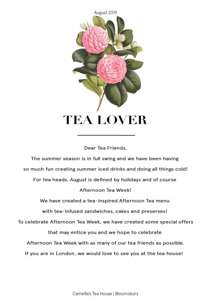 London Tea Room Afternoon Tea 