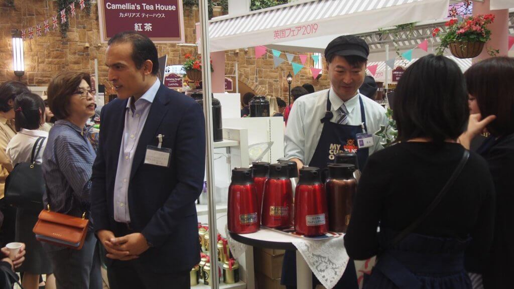 Camellia's Tea House in Hankyu Osaka British Fair 2019