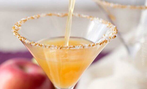 Spiced caramel Apple Chai martini