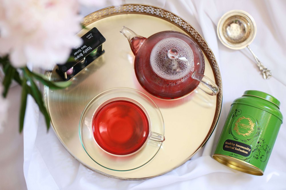 Infusion to boost our Immunity, in a tea pot